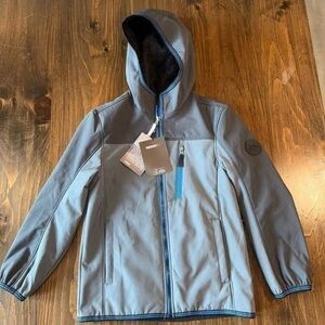 Children's Gray and Blue Raincoat